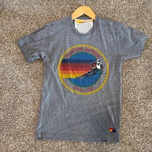Aviator Nation Gray T-Shirt Vail size M worn once